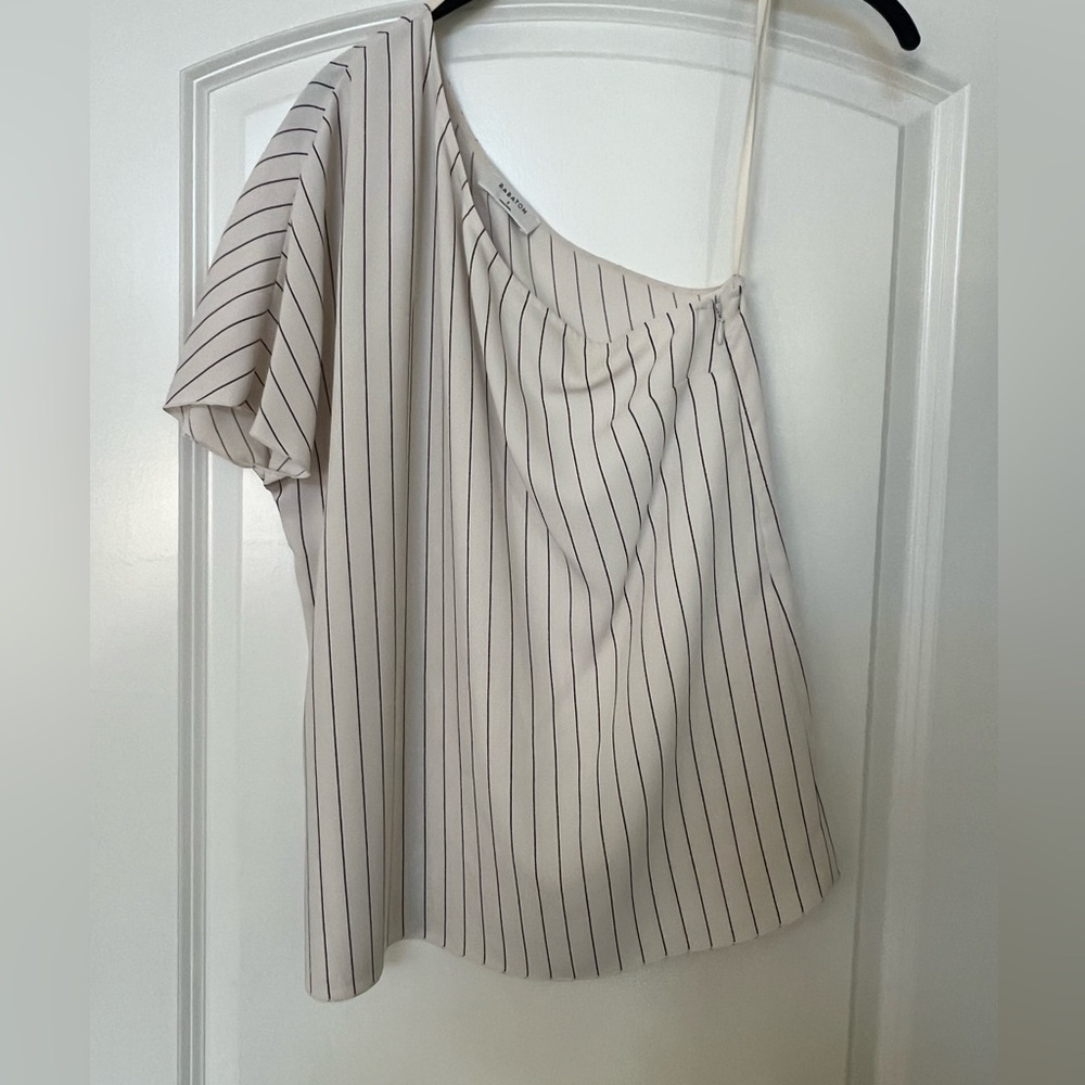 Babaton One Shoulder Shirt- small